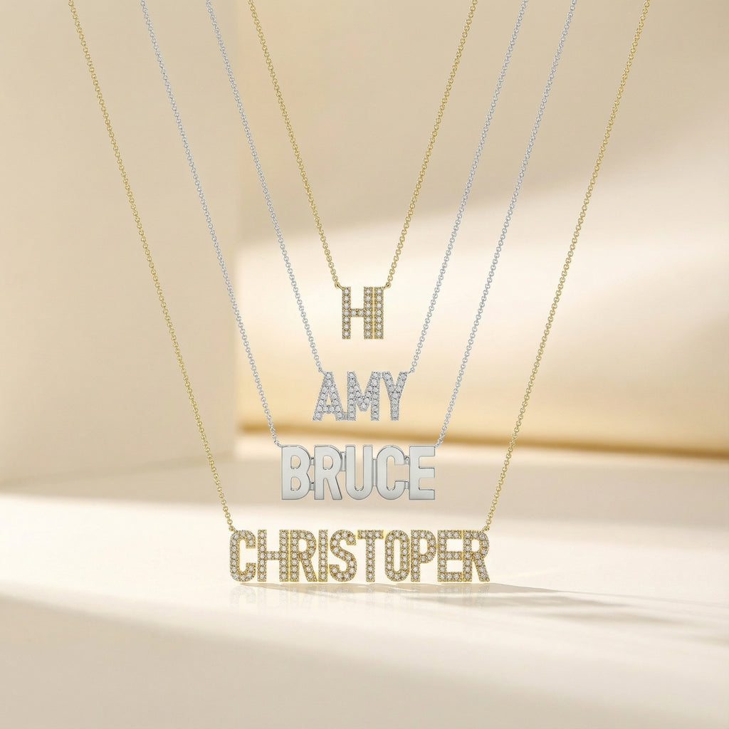 Gold Plated Silver Signature Name Necklace
