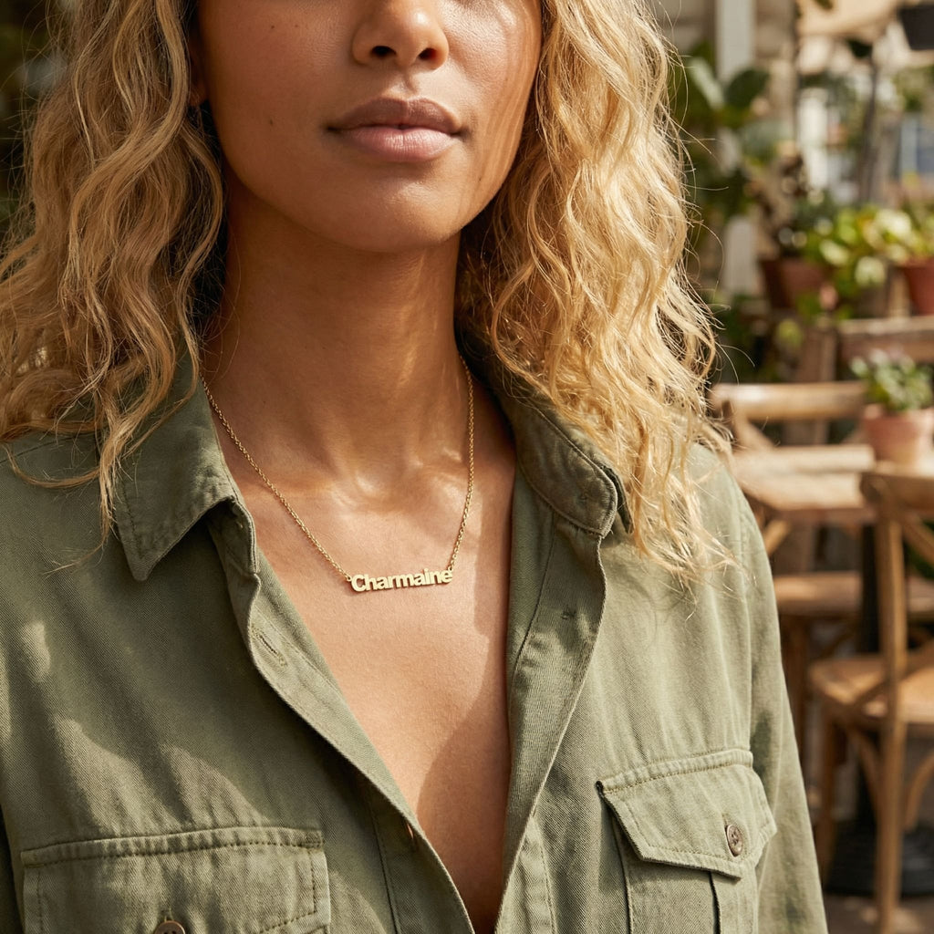 Name Necklace with Emotional Spark